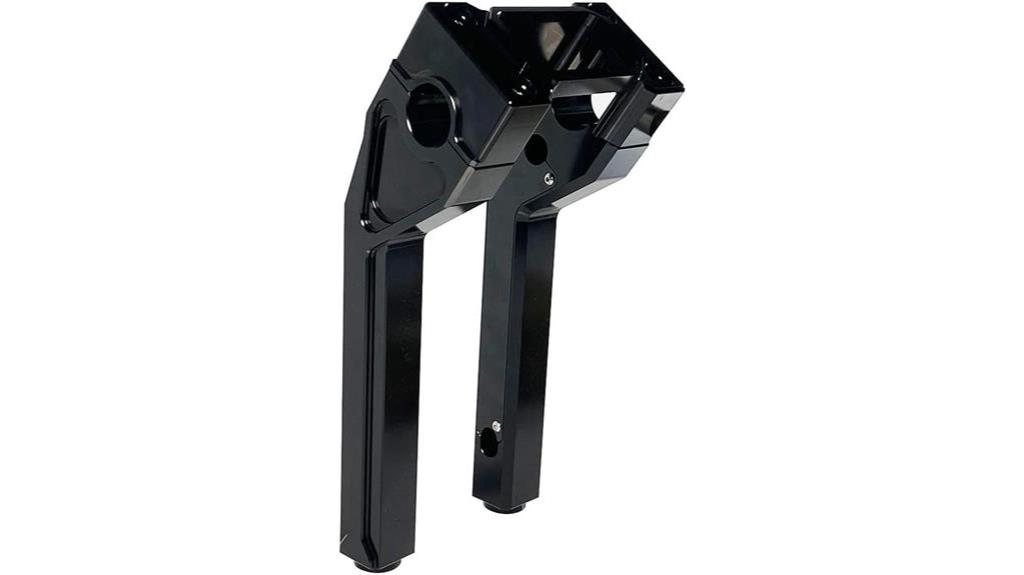 harley handlebar risers black