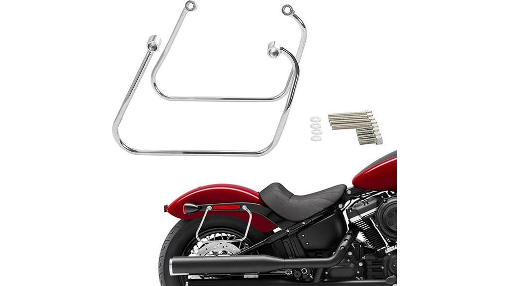 harley softail saddlebag supports