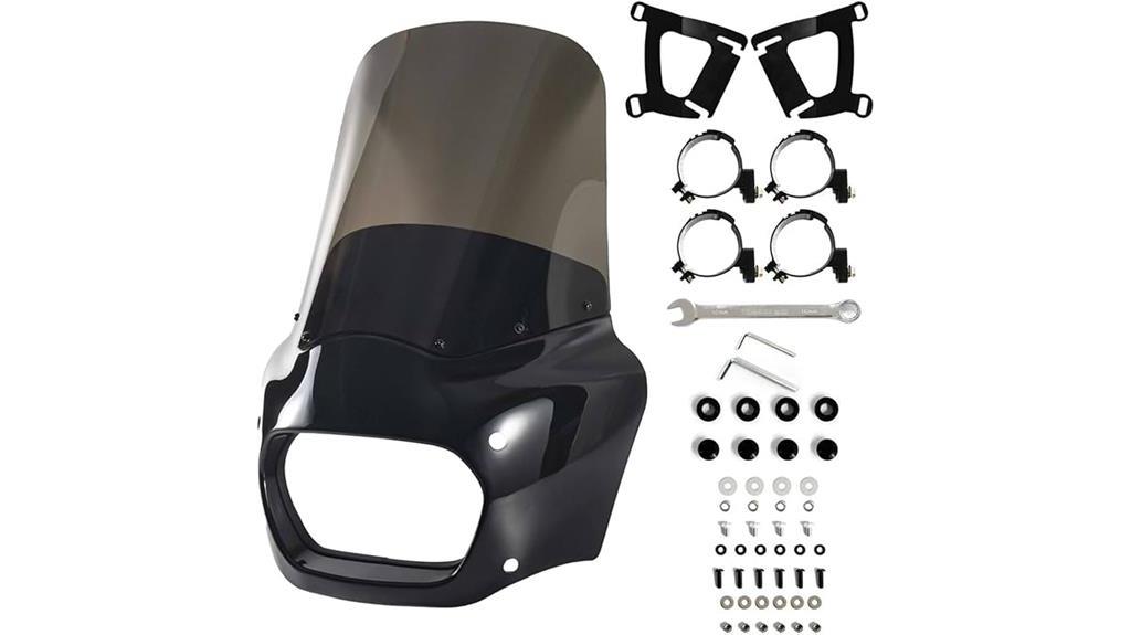 harley softail windshield kit