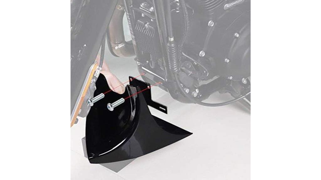 harley spoiler front fairing