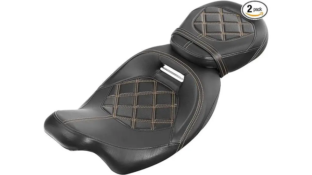 harley touring 2 up seat