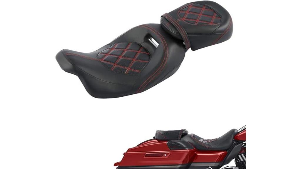 harley touring 2 up seat