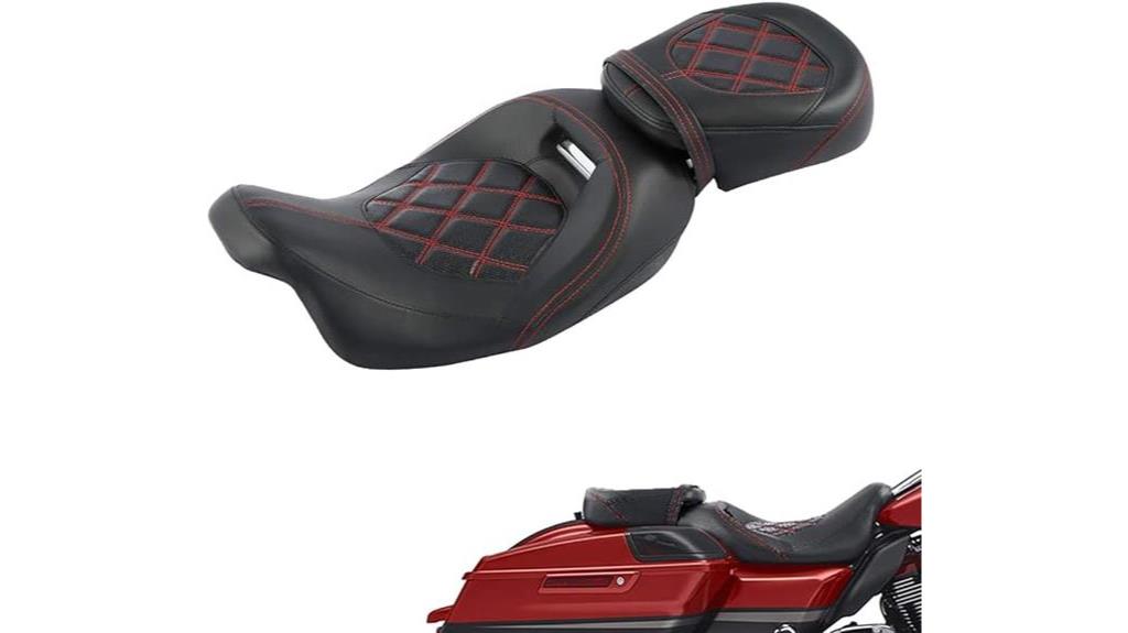 harley touring 2 up seat