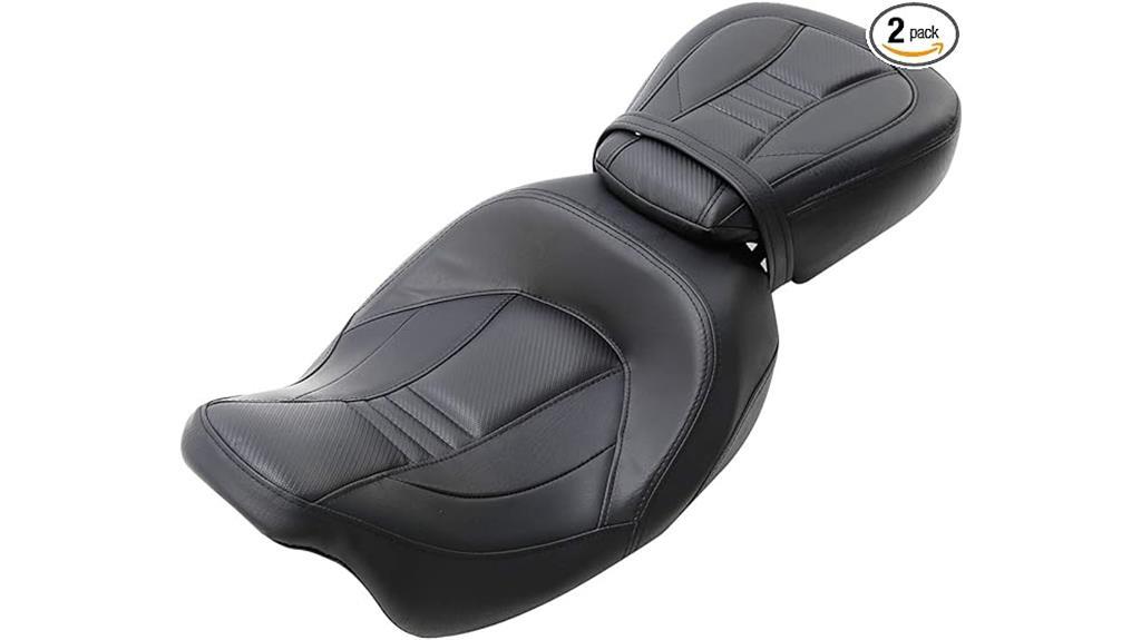 harley touring leather seat