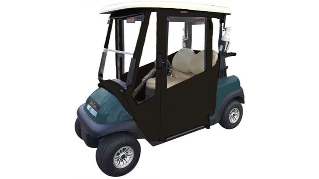 jet black golf cart cover