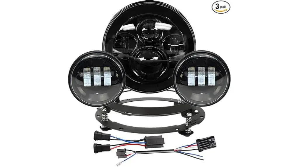 led headlight fog light mount