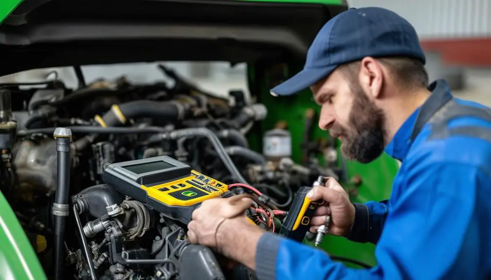 mechanic diagnosing car issues