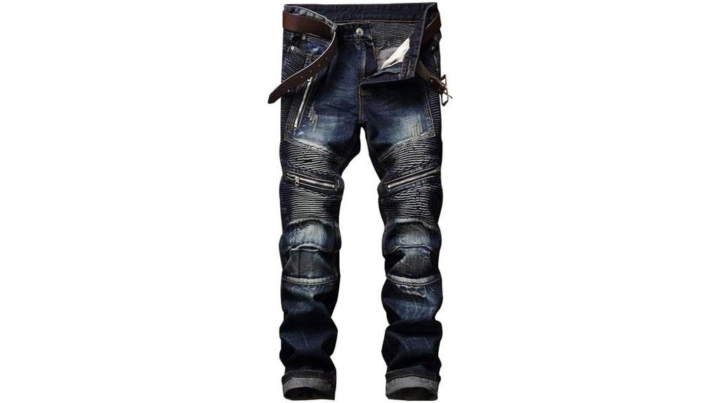 men s biker style jeans