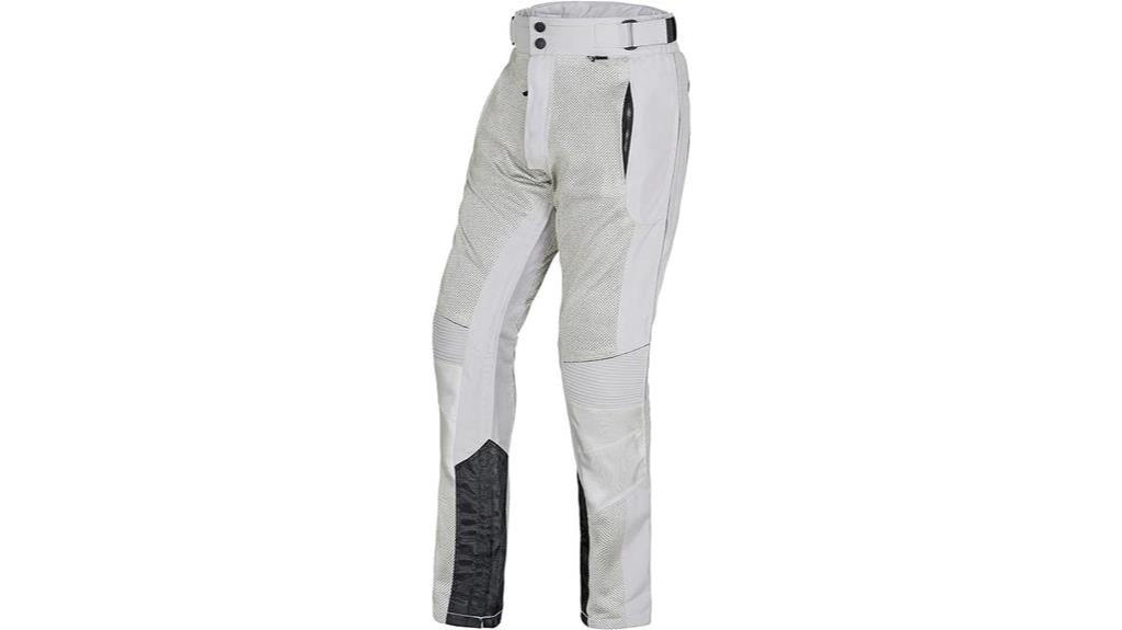 men s gray mesh motorcycle