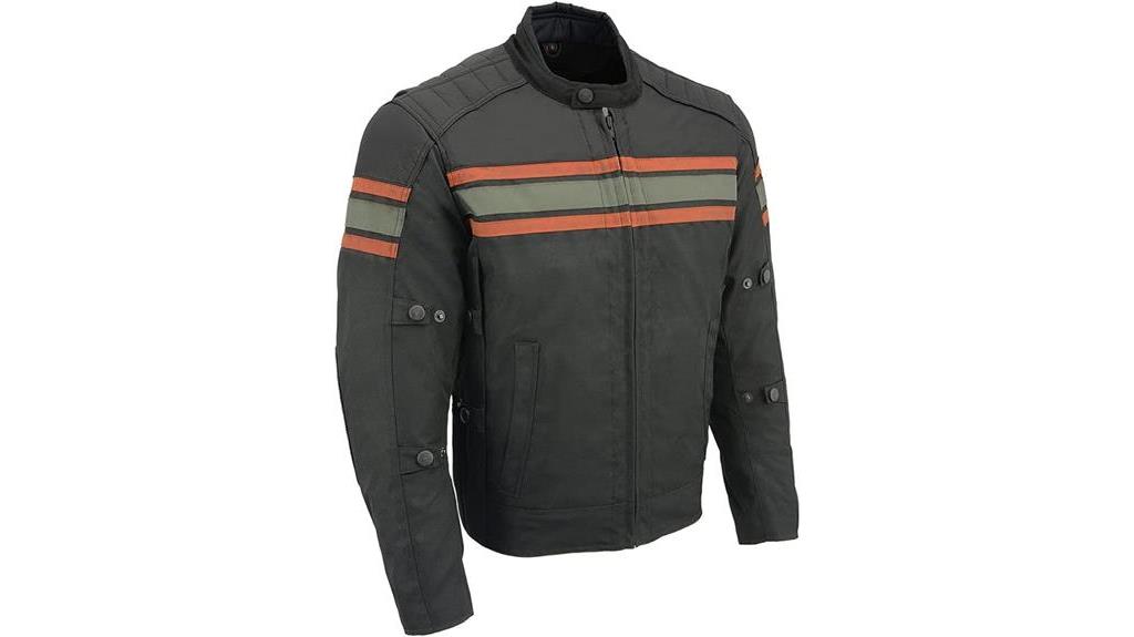 men s motorcycle jacket description