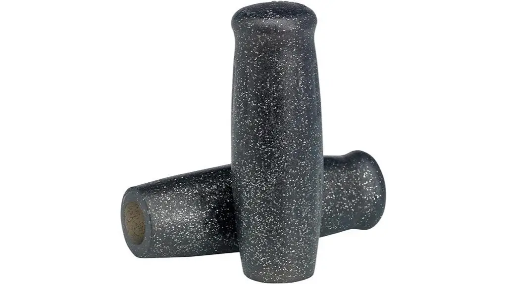 metal flake black grips