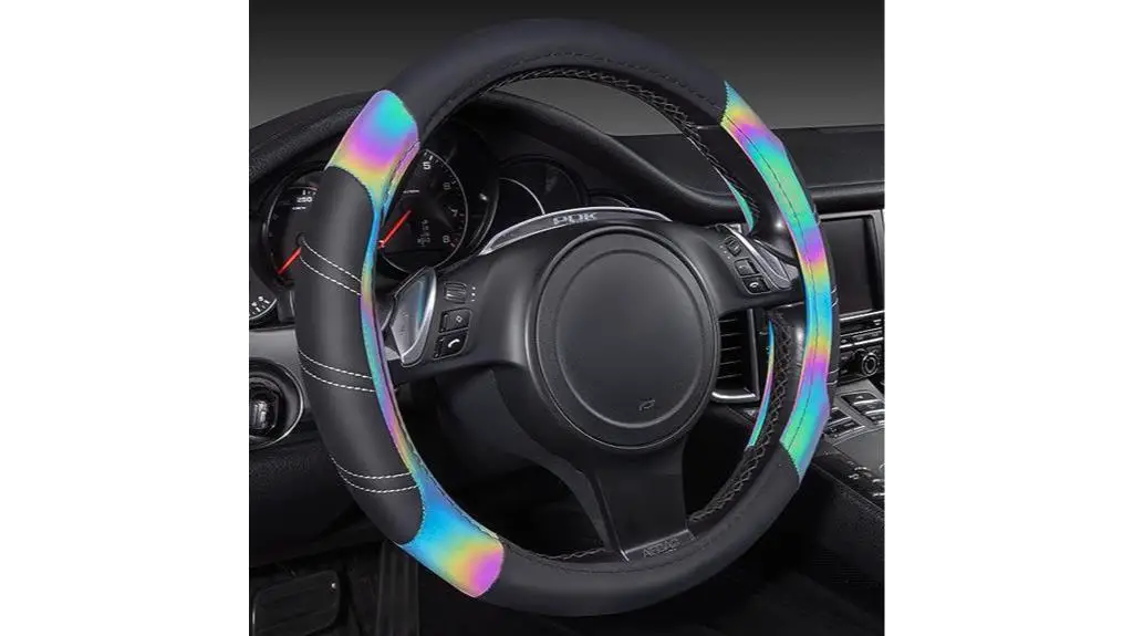 microfiber leather steering cover