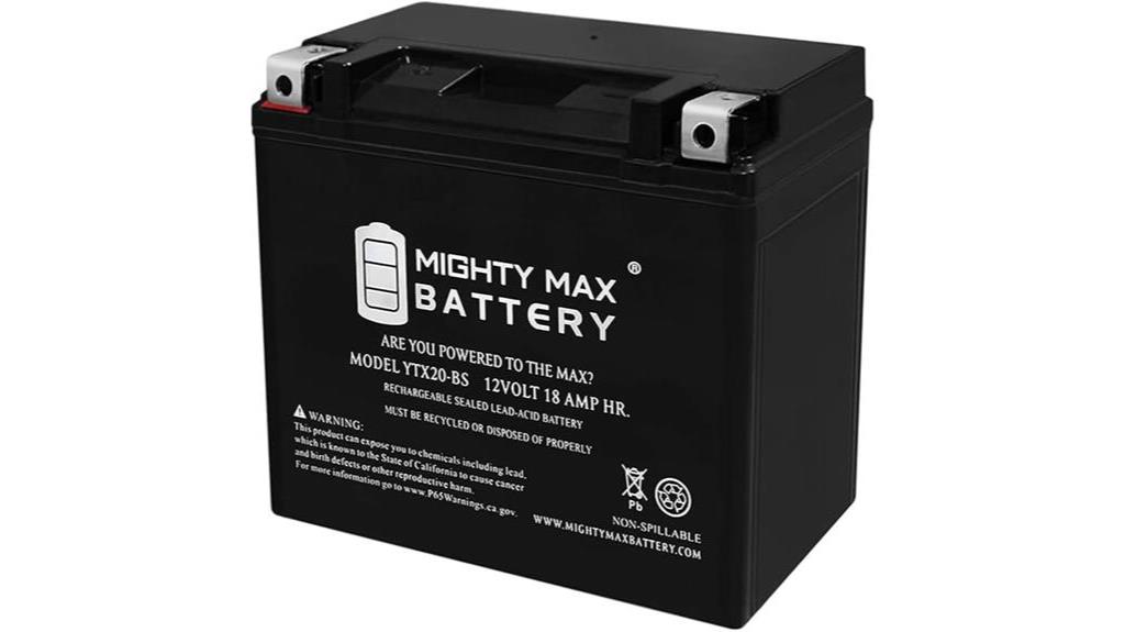 mighty max harley battery 12v