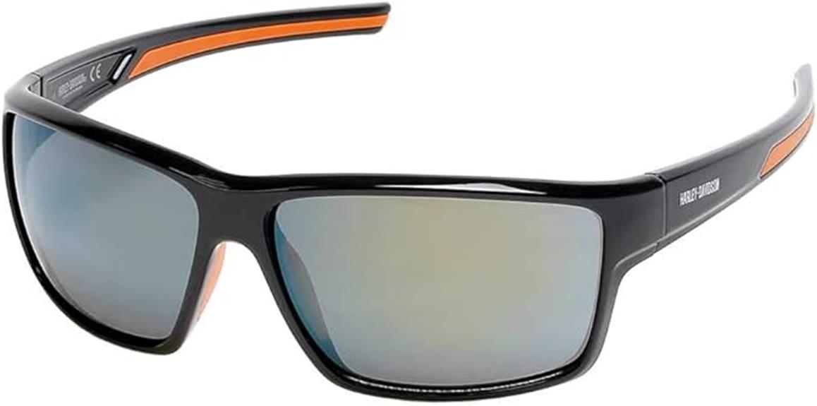 modern rectangular black sunglasses