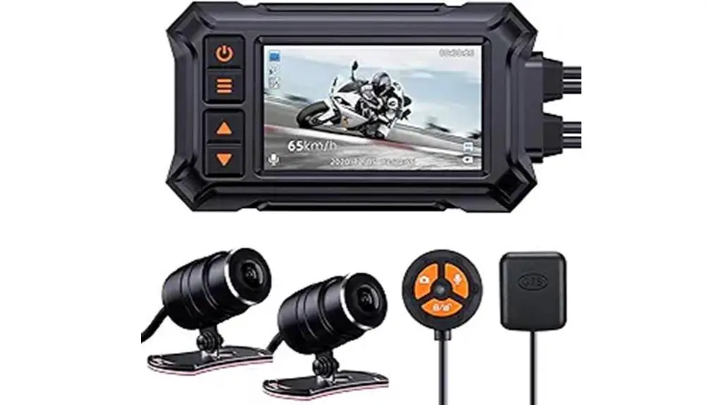 motorcycle dash cam camera