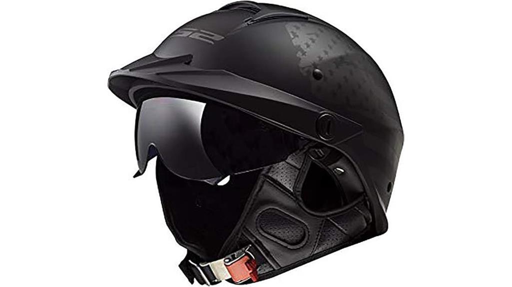 motorcycle half helmet ls2