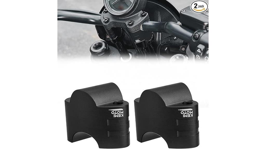 motorcycle handlebar riser clamp