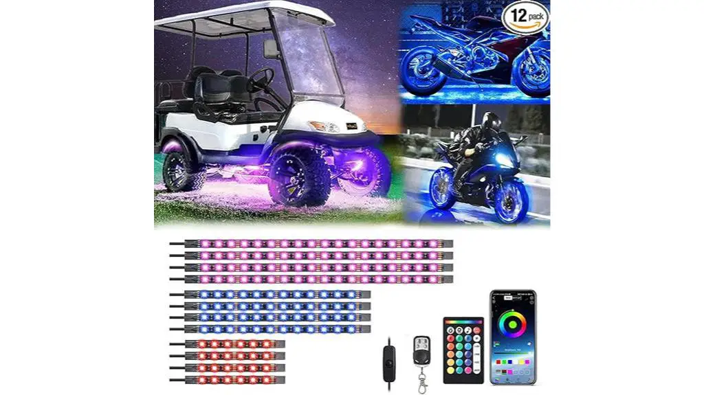 motorcycle led underglow kit