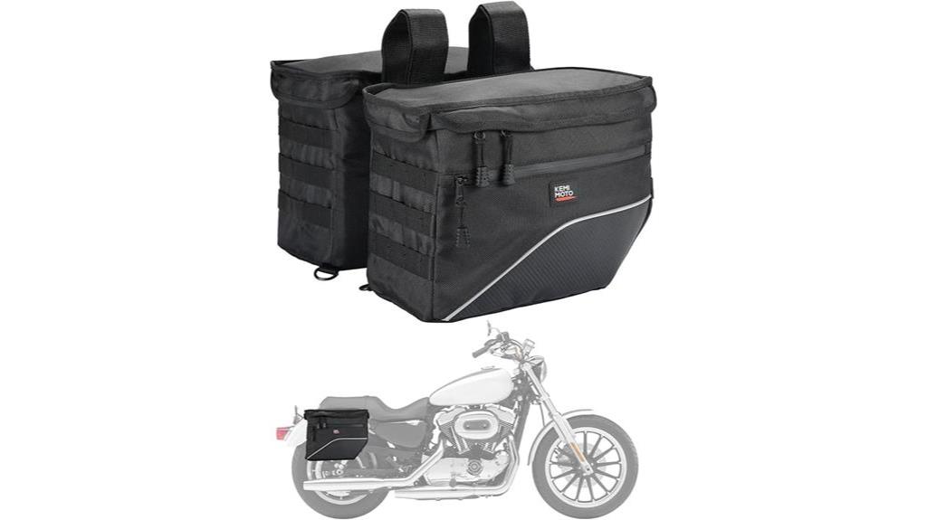 motorcycle saddle bags storage