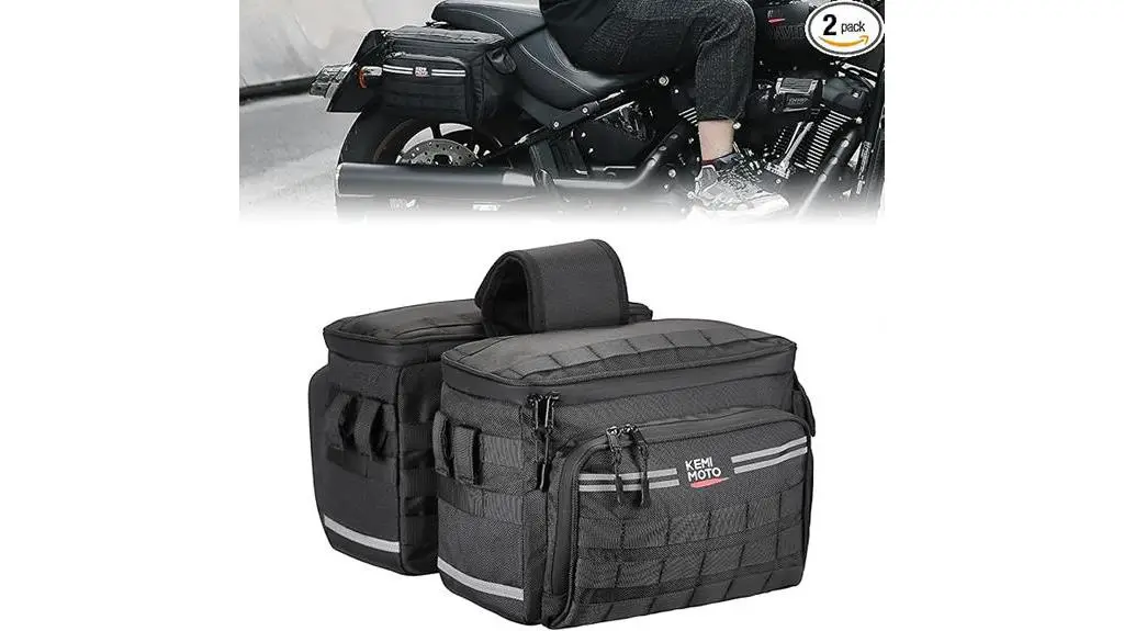 motorcycle saddlebags with brackets