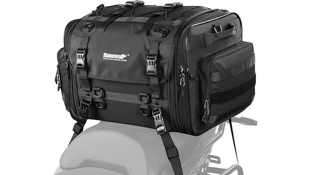 motorcycle tail bag storage