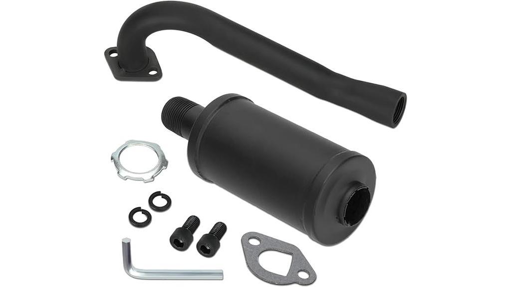 muffler silencer kit for non hemi predator 212cc