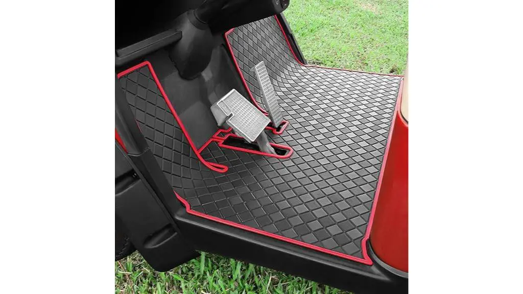 non slip golf cart mat