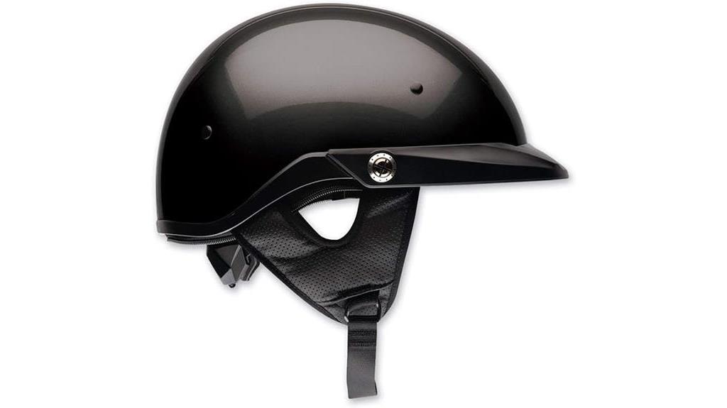 open face motorcycle helmet large solid black