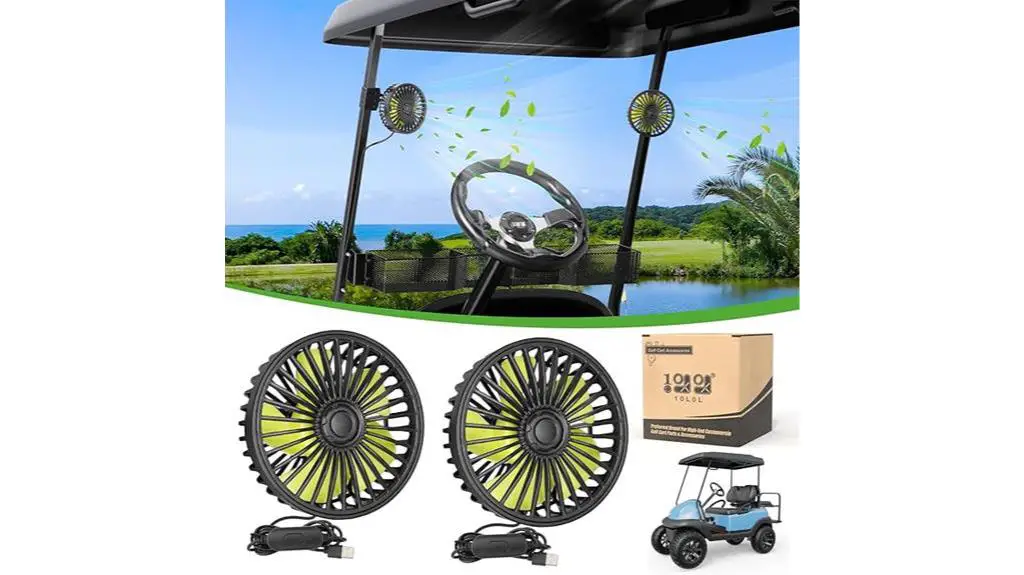 portable fan for golf