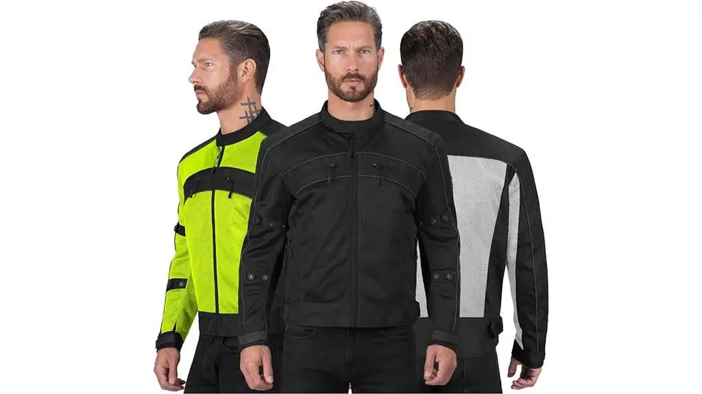 protective mesh jacket for bikers