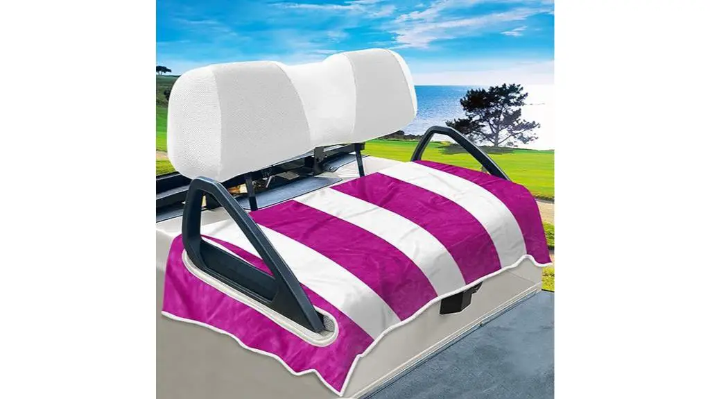 purple golf cart accessories