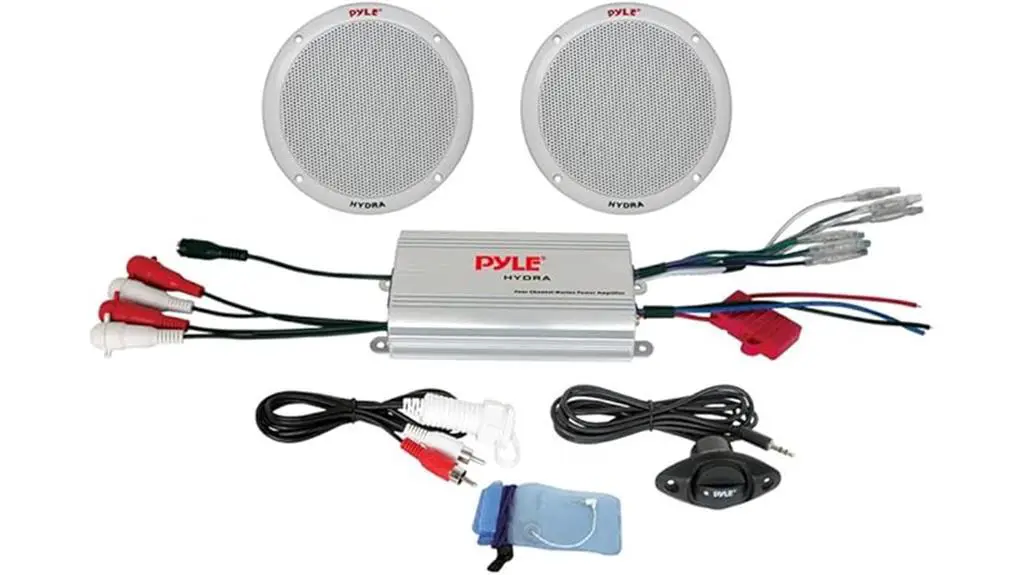 pyle marine receiver speaker kit