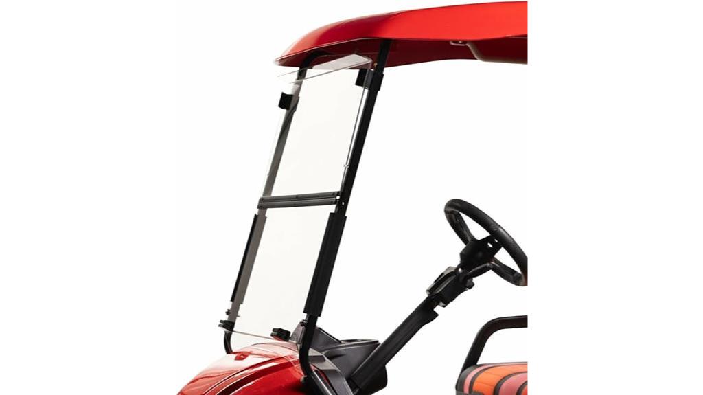 reddot golf cart windshield