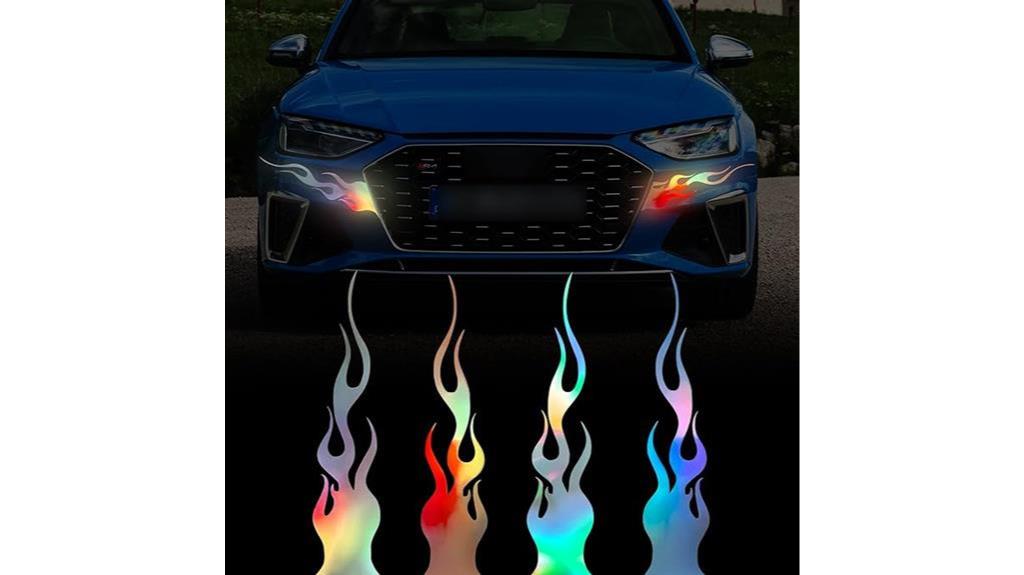 reflective car decoration stickers