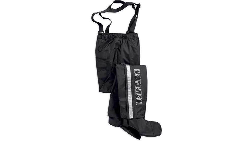 reflective waterproof black gaiter