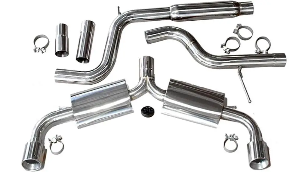 rev9 stainless steel exhaust kit