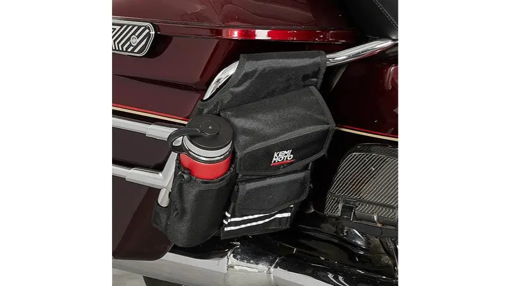 saddlebag guard with holder