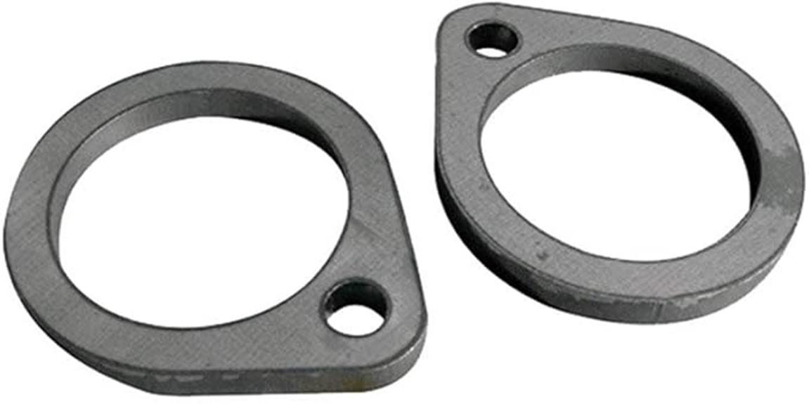 single bolt exhaust flanges