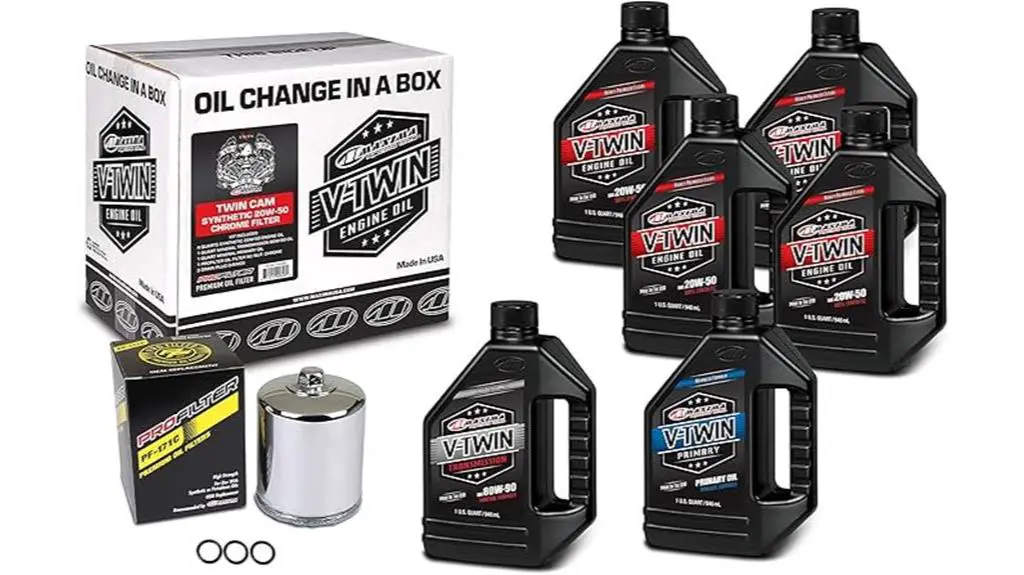 synthetic v twin oil kit