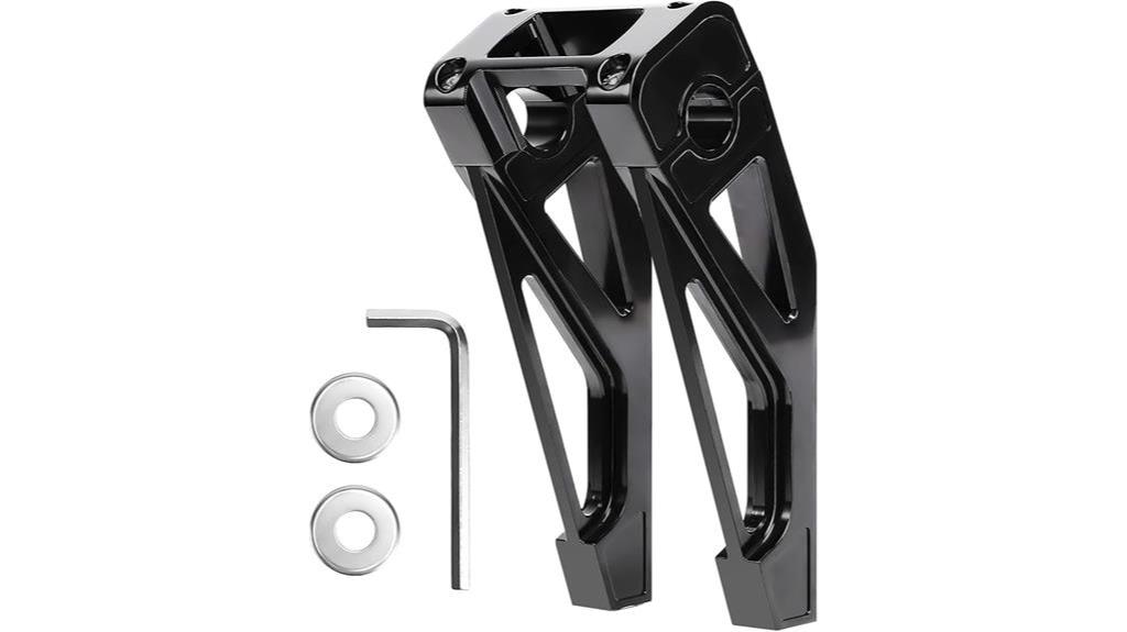 tall handlebar risers harley softail