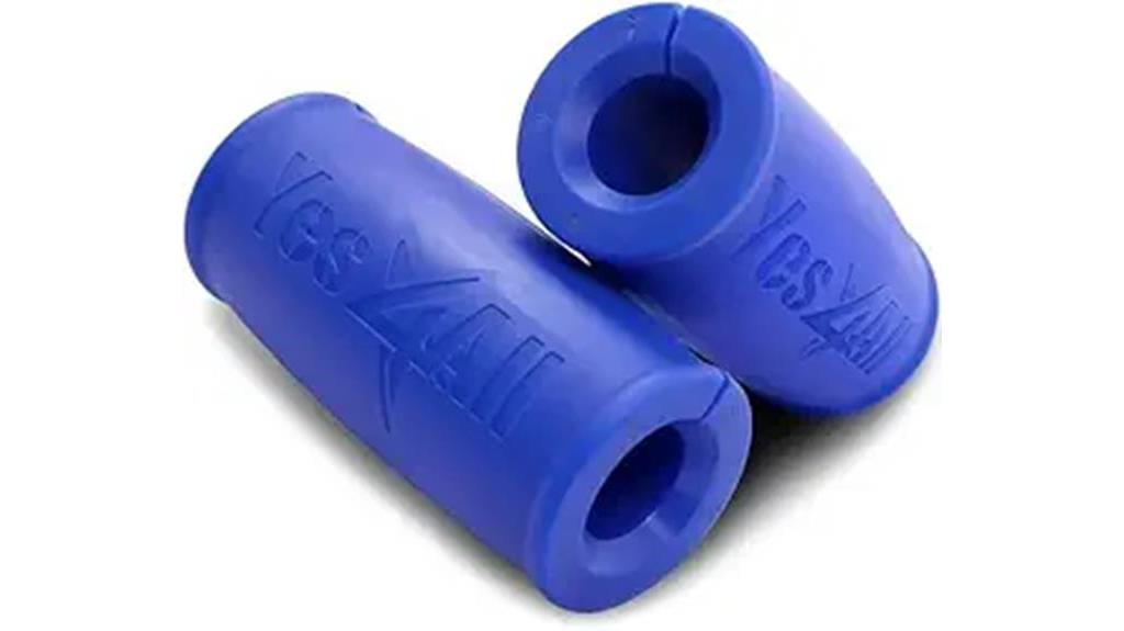 thick barbell grips silicone