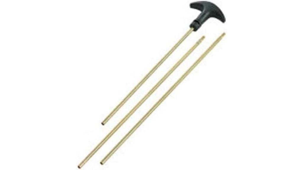 three piece rifle cleaning rods