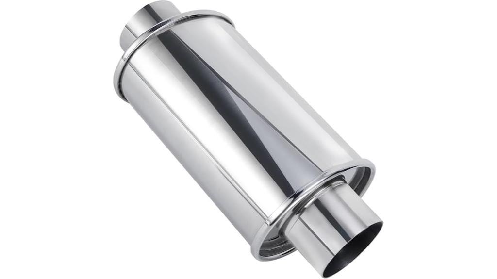 ultra quiet stainless steel muffler