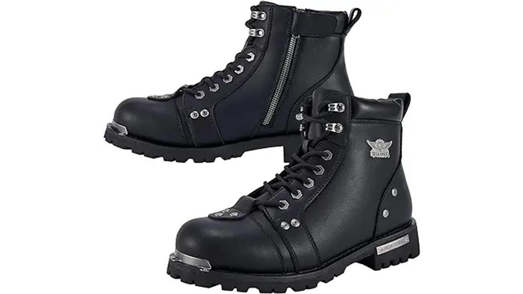 unique motorcycle boots design