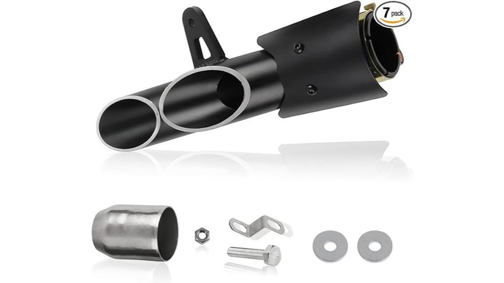 universal aluminum exhaust muffler