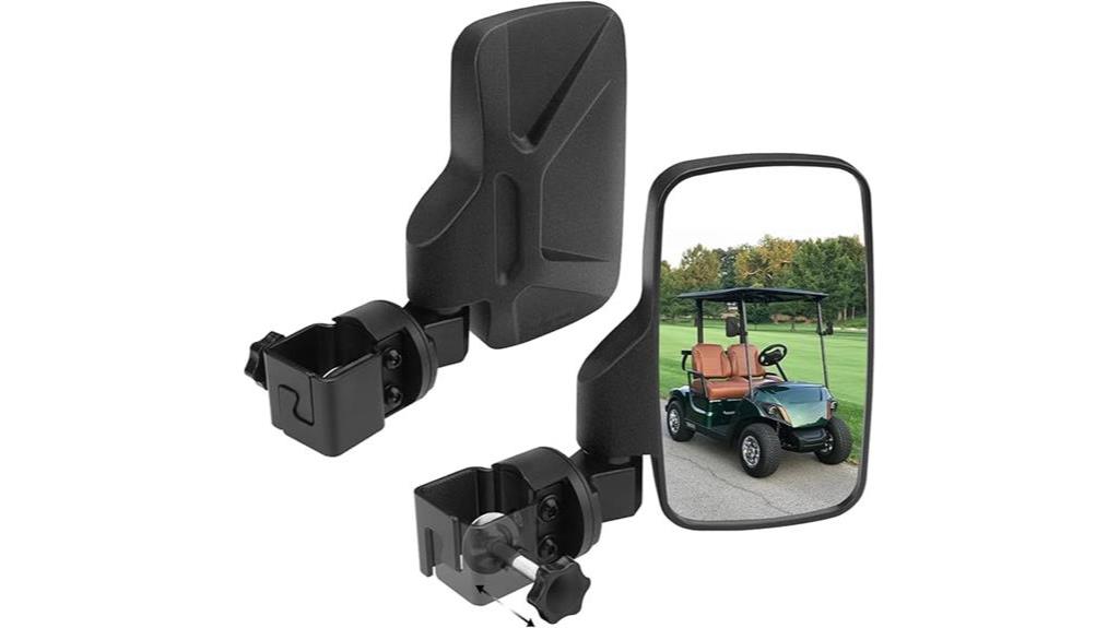 universal fit golf cart mirrors