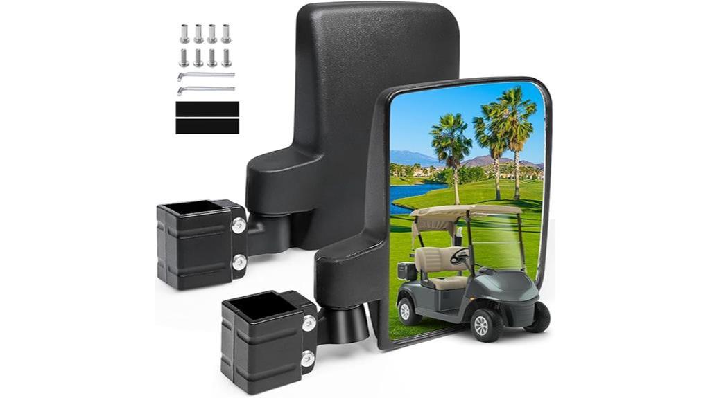 universal folding golf cart mirrors