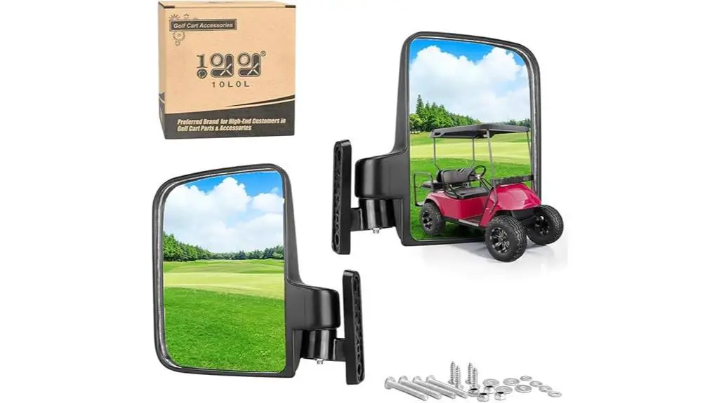 universal golf cart mirrors