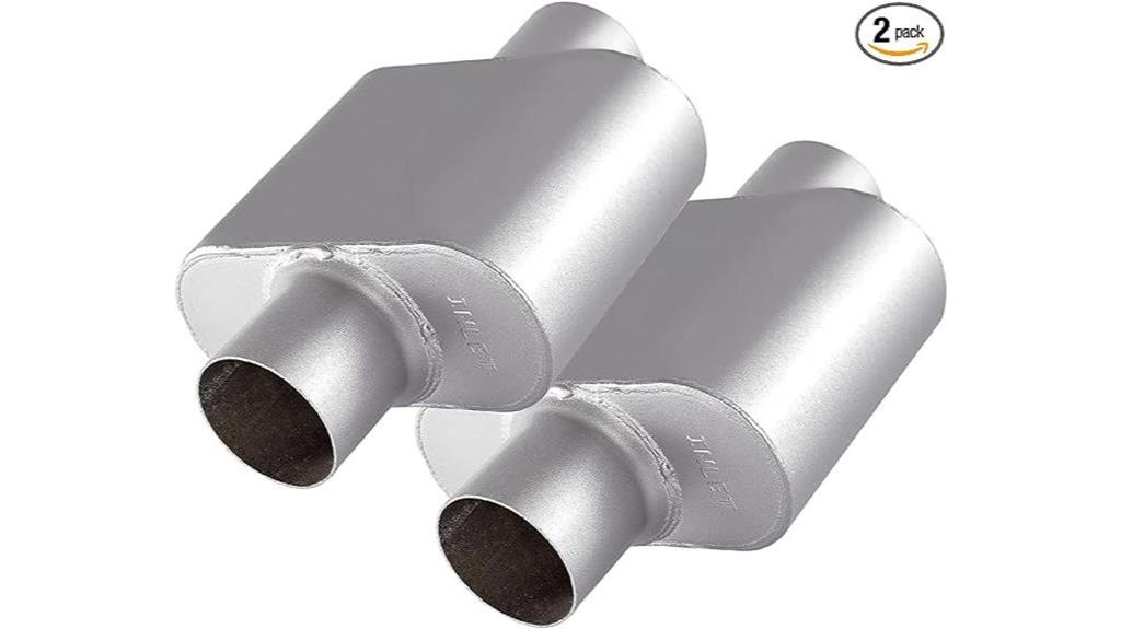 universal single chamber muffler