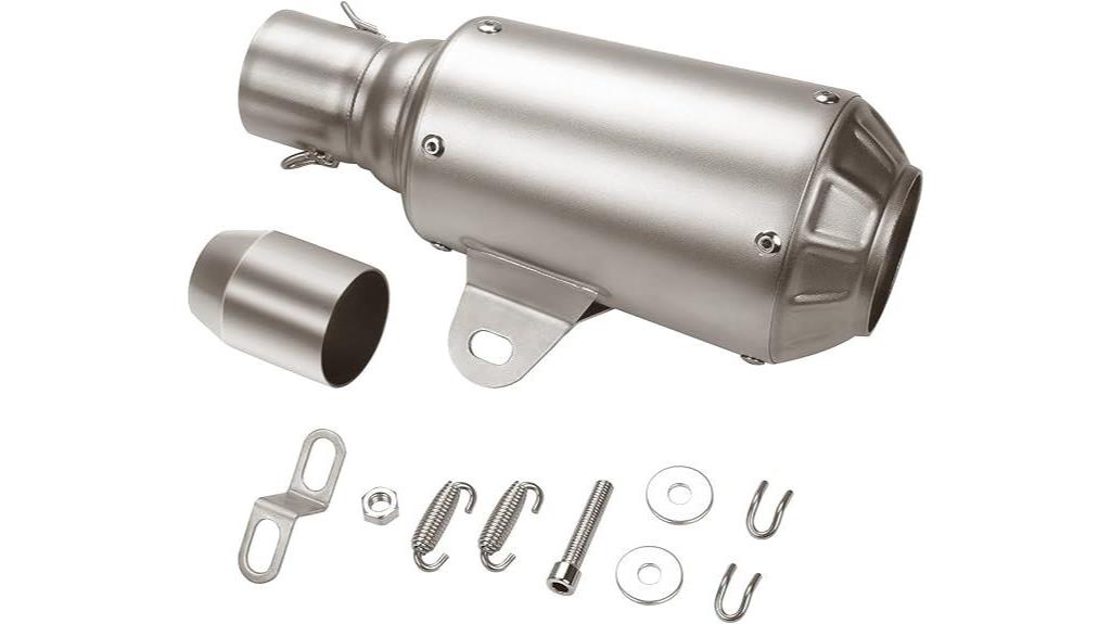 universal stainless steel muffler